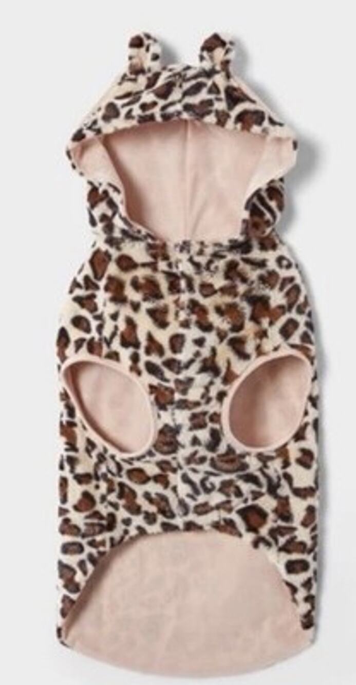 Hyde & EEK! Boutique Halloween Leopard Cat and Dog Hoodie Costume XS